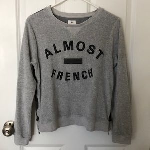Sundry Almost French Terry Sweatshirt size 1